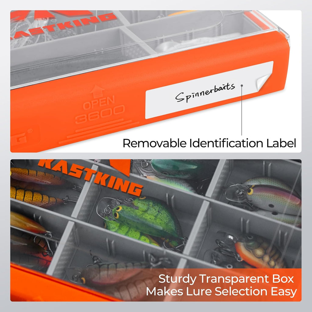 KastKing HyperSeal Waterproof Tackle Box, 3600 Tackle Trays