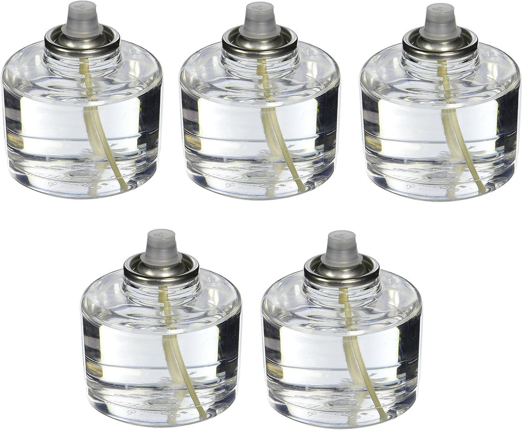D'light Online 15 Hour Liquid Votive Candles Disposable Fuel Cells Small Oil Lamp for Events, Emergency Candles, Restaurant Tables, Romantic Dinner Candles and Wedding Tables (Set of 12)