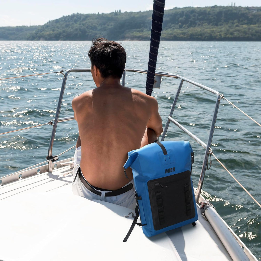 MIER Roll Top Waterproof Backpack Floating Dry Bag for Men Women