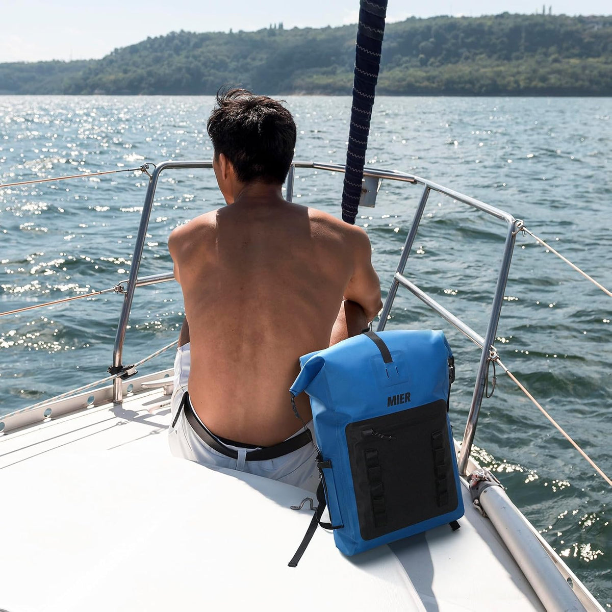 MIER Roll Top Waterproof Backpack Floating Dry Bag for Men Women
