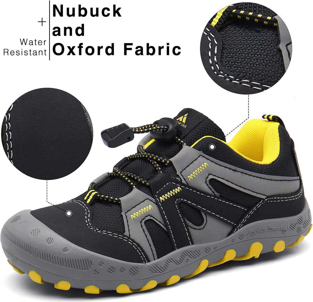 Mishansha Kids Hiking Boots Toddler Boys Girls Hiking Shoes Outdoor Trail