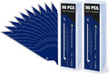 Gomake 9mm Utility Knife Replacement Blades,30 Degree Snap Off Carbon Steel Knife Blades for Retractable Cutting Knives, Hobby, Craft, Box Cutter 100PCS (Blue)