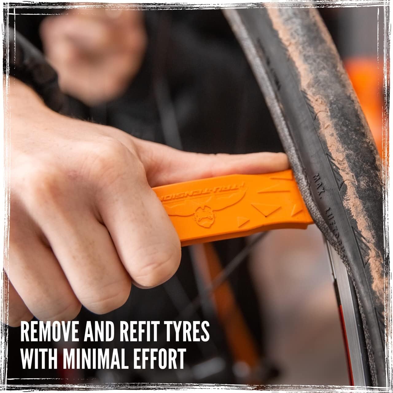 Tru-Tension | Tire Monkey | Tire Lever | Only One Tool Needed to Change Any Tire | Bicycle Tools & Accessories