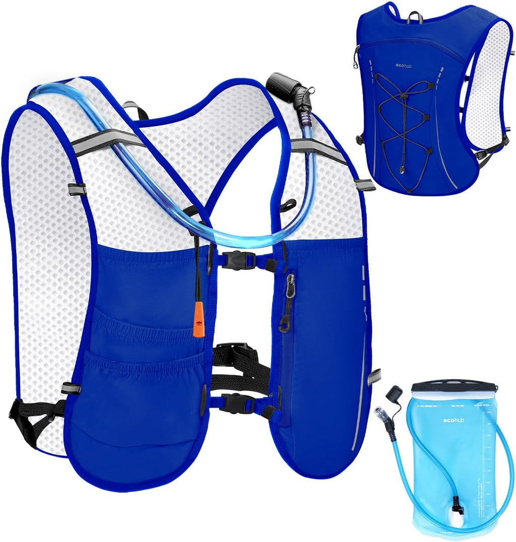 ECOHUB Lightweight Hydration Vest Water Backpack with 2L Water Bladder