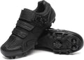 KESCOO Mens Mountain Bike Shoes with 2-Bolts SPD Cleats Cycling Shoes