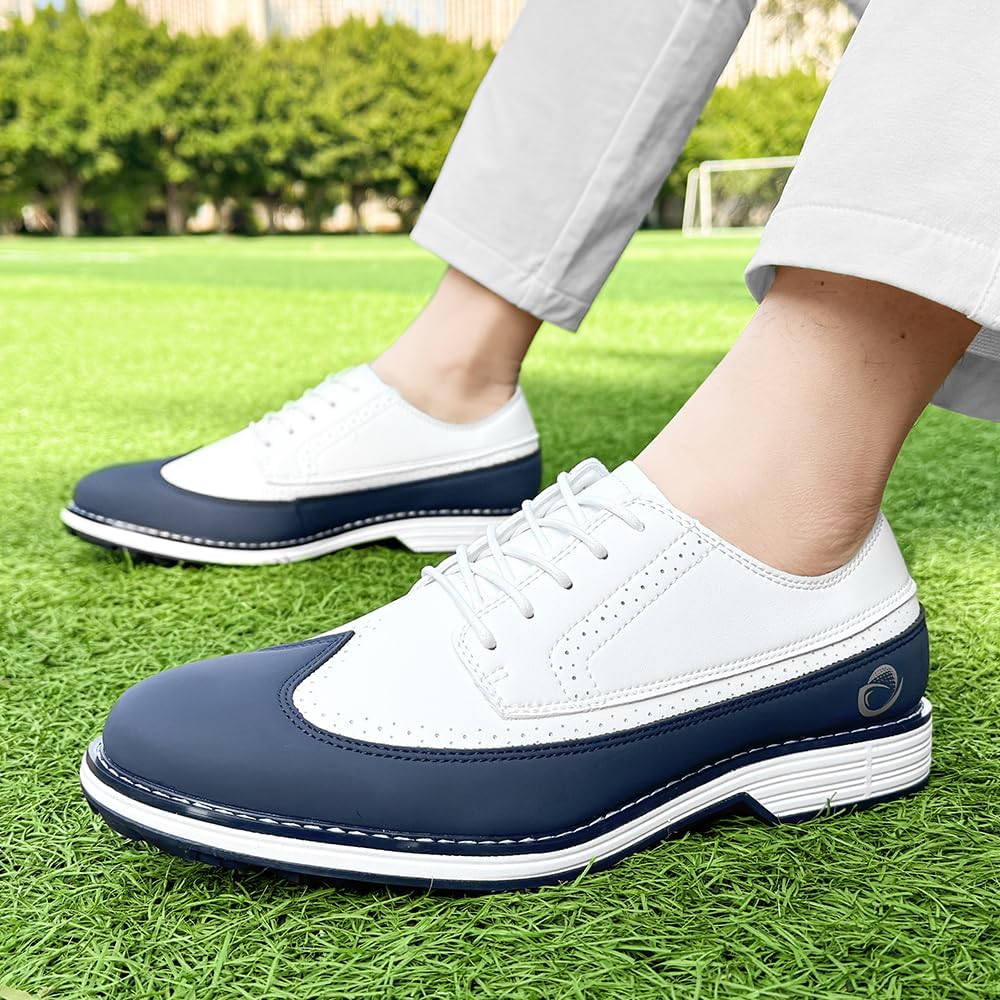 Men's Professional Golf Shoes Spikes Golf Sports Sneakers Male Waterproof Golfing Sneakers Walking Sports Shoes