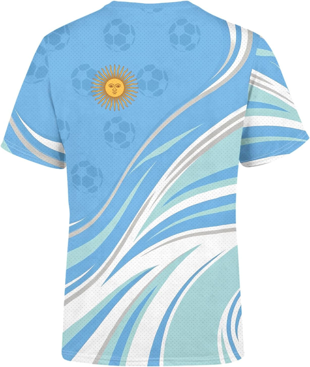 Mens Soccer Jersey Men's Clothing Short Sleeve Top Adult Sports Fan T Shirts for Men Women