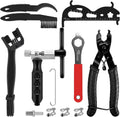 Ryaco 12PCS Bike Chain Tool Sets (2025News) 3PCS Bicycle Cleaning Brush, Bicycle Link Plier, Chain Cutter Checker, Bike Missing Links, Wrench Kits Suit for 6-12 Speed Chain, Road Mountain Sports Bike