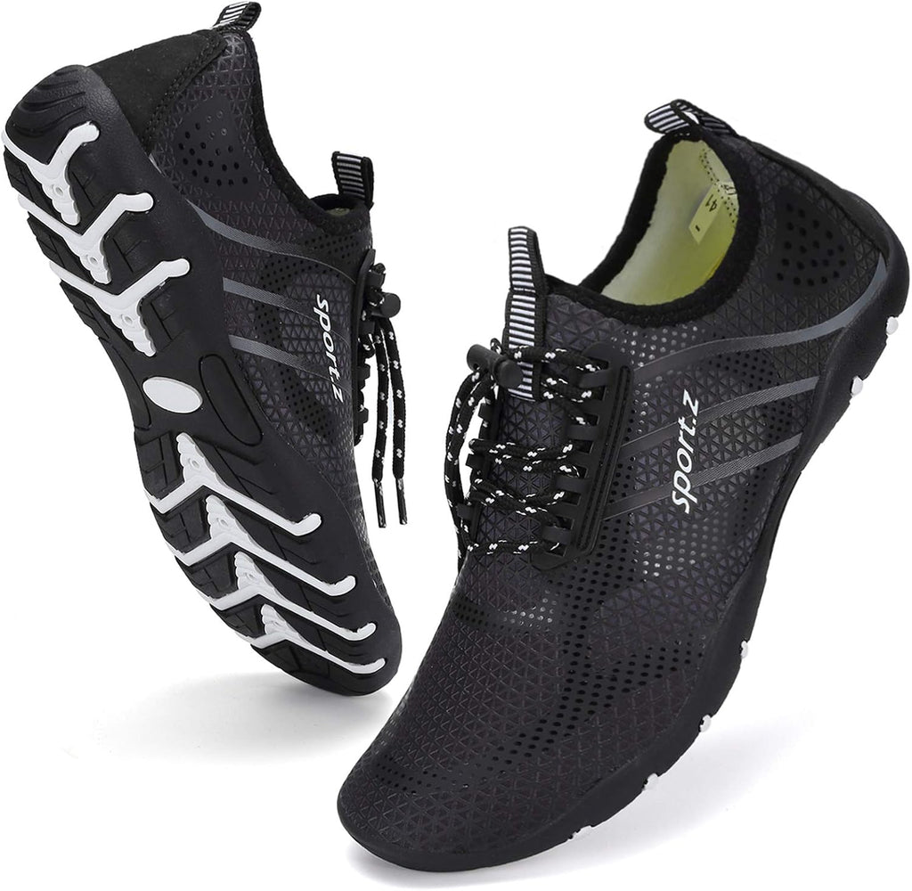 WateLves Water Shoes Mens Womens Barefoot Beach Swim Shoes Quick-Dry Aqua Socks Pool Shoes for Surf Yoga Water Aerobics