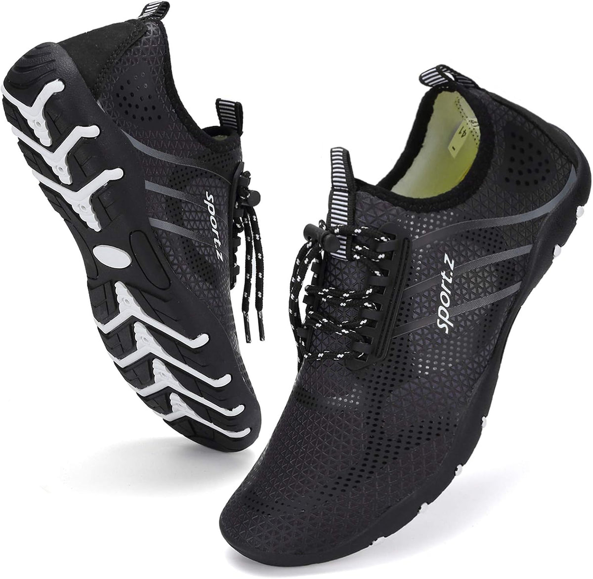WateLves Water Shoes Mens Womens Barefoot Beach Swim Shoes Quick-Dry Aqua Socks Pool Shoes for Surf Yoga Water Aerobics