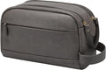 PU Leather Toiletry Bag for Men, Grey