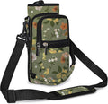 25/32/40/64oz Water Bottle Bag Holder Carrier-Insulated Crossbody Sling Case Sleeve with Strap & Pockets for Men Women Gym Cycling Travel Walking Hiking Camping