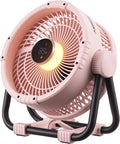 BougeRV Portable Fan Rechargeable, 20000mAh Battery Powered Fans, Pink
