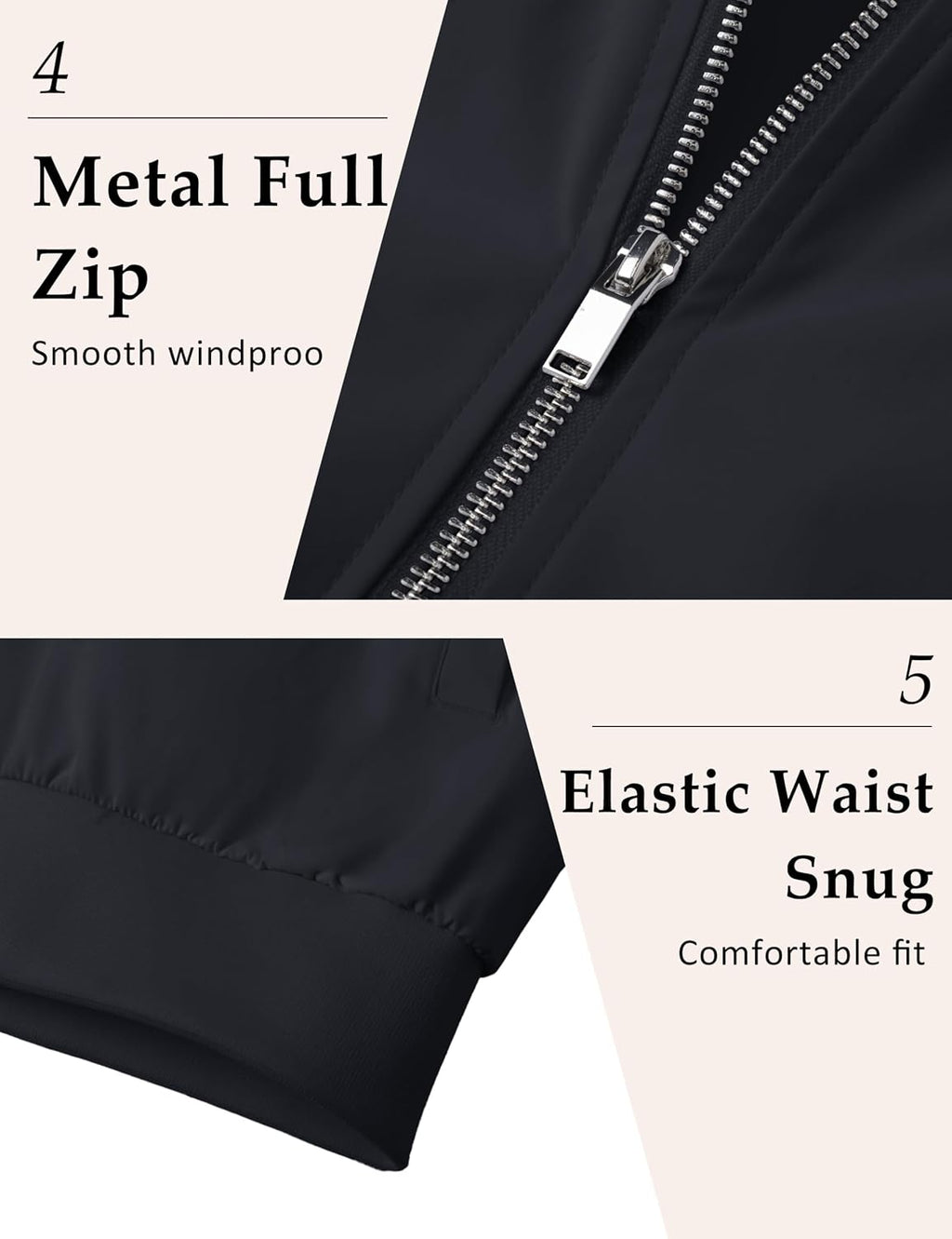 MAGCOMSEN Men's Bomber Jacket Lightweight Windbreaker Spring Fall Jacket