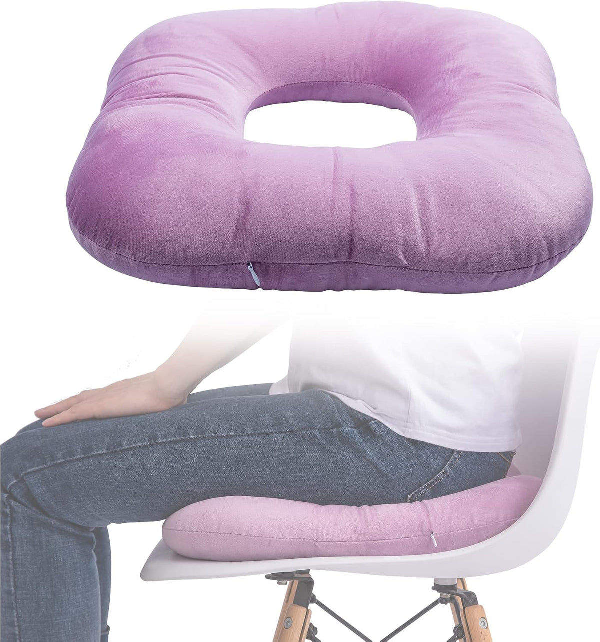 Hshbxd Donut Pillow, Tailbone Cushion for Wheelchair, Office and Travel
