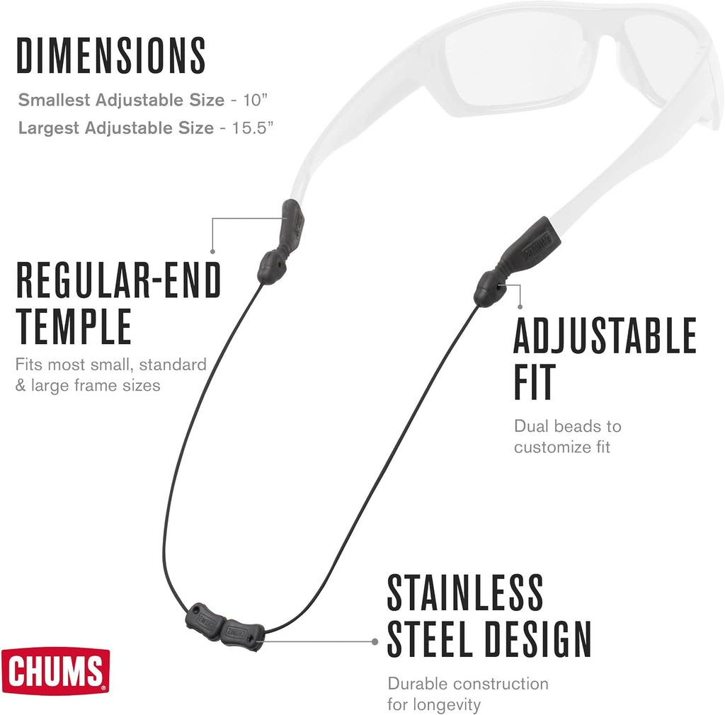 Chums Adjustable Orbiter Eyewear Retainer & Sunglasses Strap