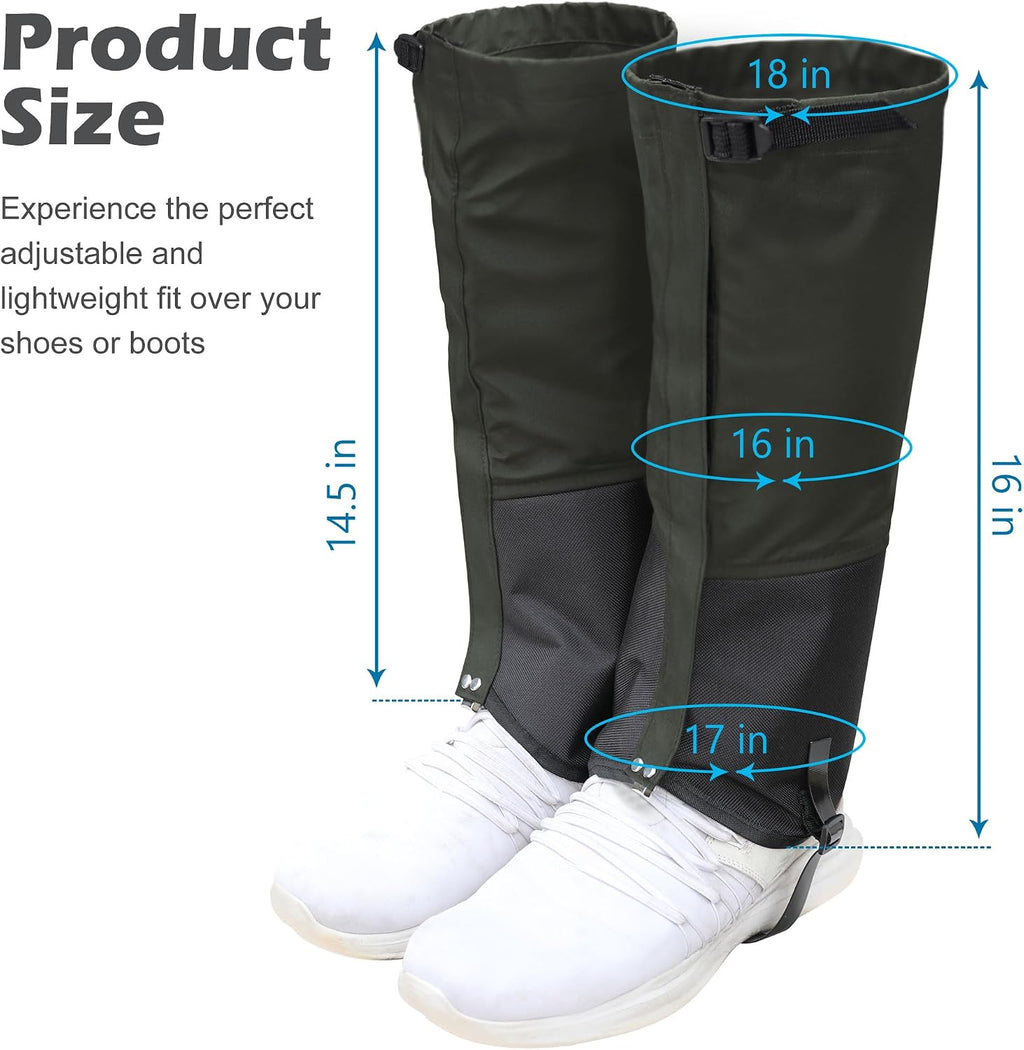 Tlswshsy Trimmer Brush Leg Gaiters, 620D Oxford Leg Guards for Trimming