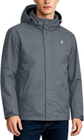 Little Donkey Andy Men's Waterproof Rain Jacket Outdoor Raincoat for Hiking