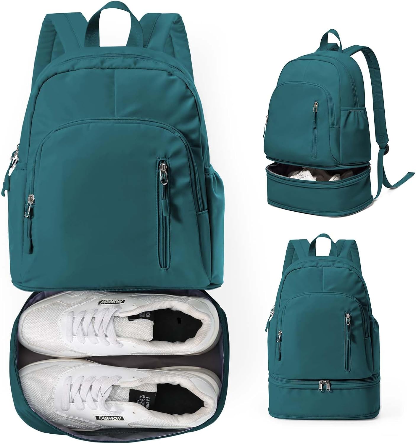 Gym Backpack for Women, Dance Volleyball Backpacks With Shoe Compartment