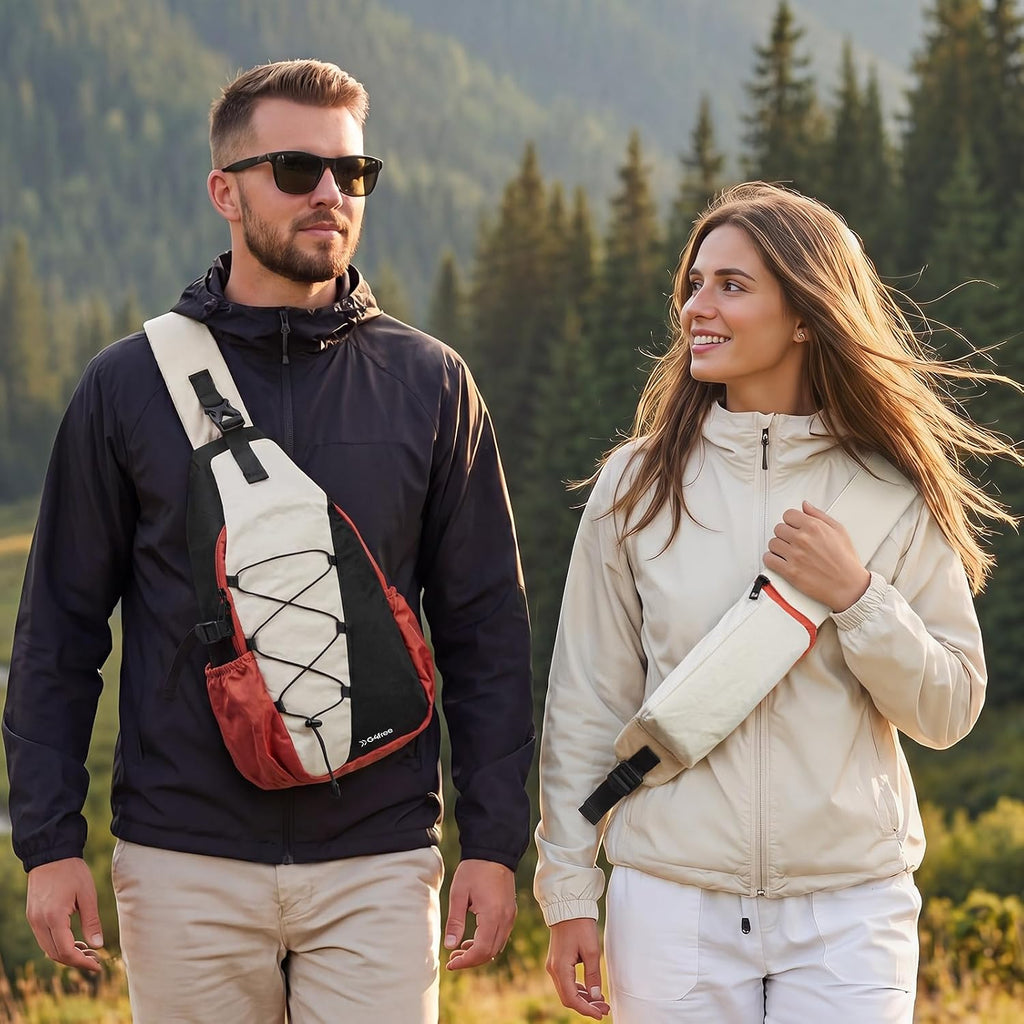 G4Free RFID Blocking Sling Bag for Men Women, Crossbody Bags Hiking Travel