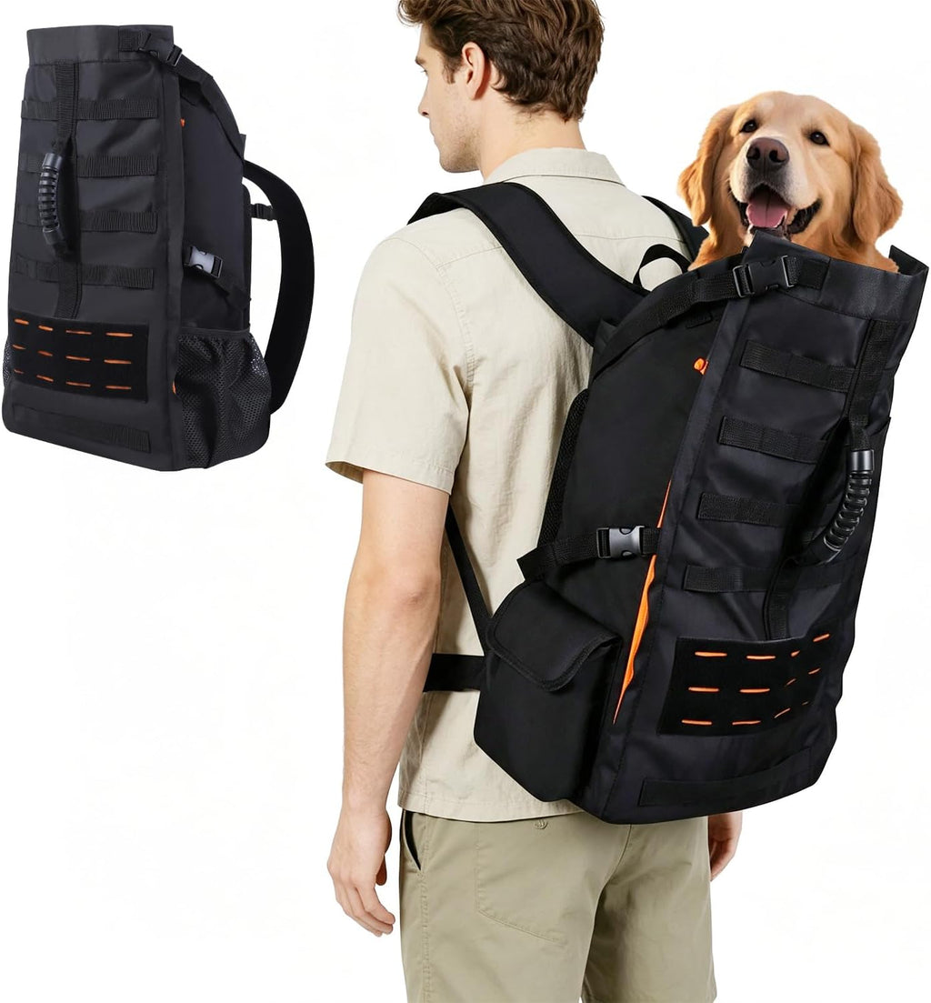 Dog Backpack Carrier for Small Dogs,Hands-Free Pet Carrier Backpack,Black