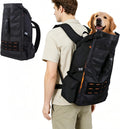 Dog Backpack Carrier for Small Dogs,Hands-Free Pet Carrier Backpack,Black