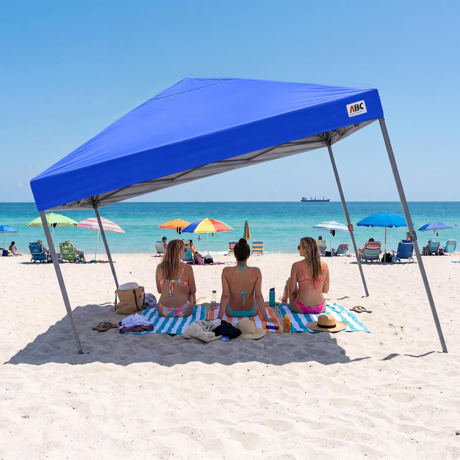 ABCCANOPY 10x10 Pop up Canopy Tent Instant Portable Shelter, Royal Blue