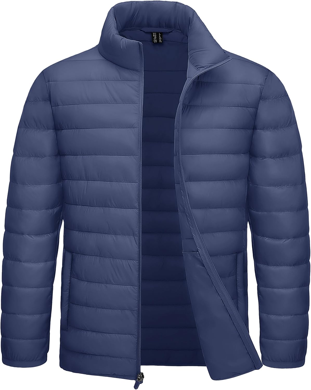 TACVASEN Men's Lightweight Puffer Jacket Quilted Insulated Winter Coat