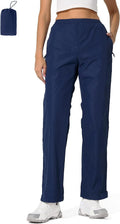 UIQUR Womens Rain Pants Waterproof Lightweight Packable Pants