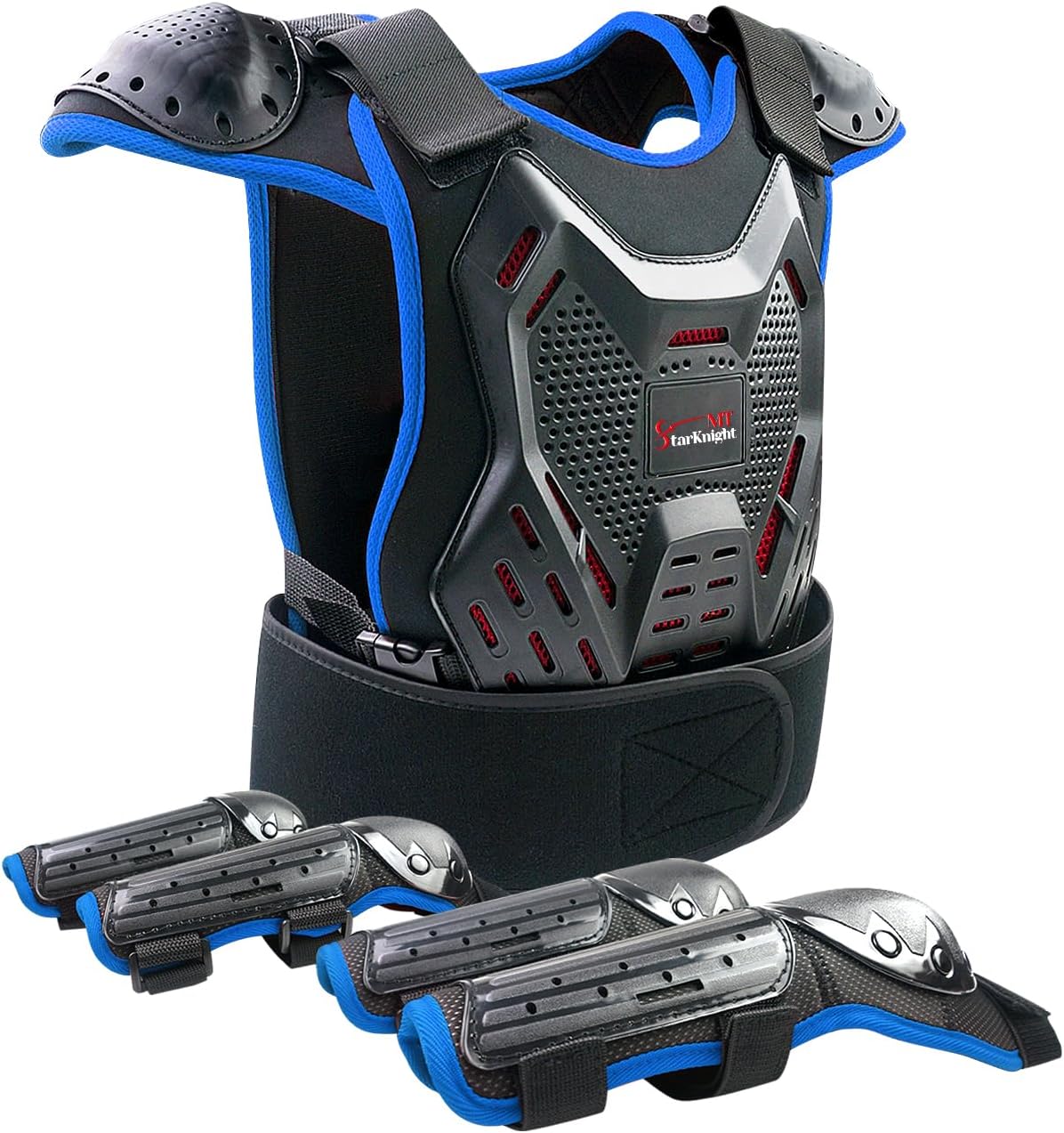 StarknightMT 5-12 Kids Dirt Bike Gear Youth Motocross Chest Protector Suit