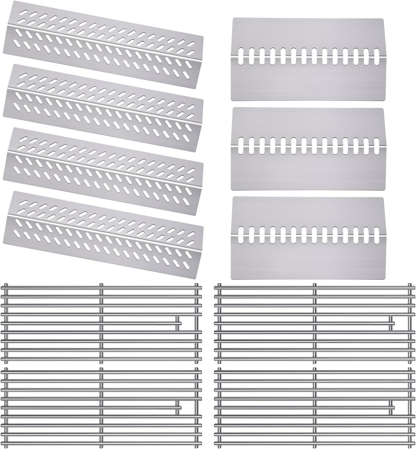 16GA Grill Heat Plates 9MM 16517 Grill Grates for 16631 16520 Bull Grill Replacement Parts, BBQ Bull Angus 4 Burner 47628 47629, Bull Outlaw 26038 26039, Steer Premium 69008, Lonestar 87049