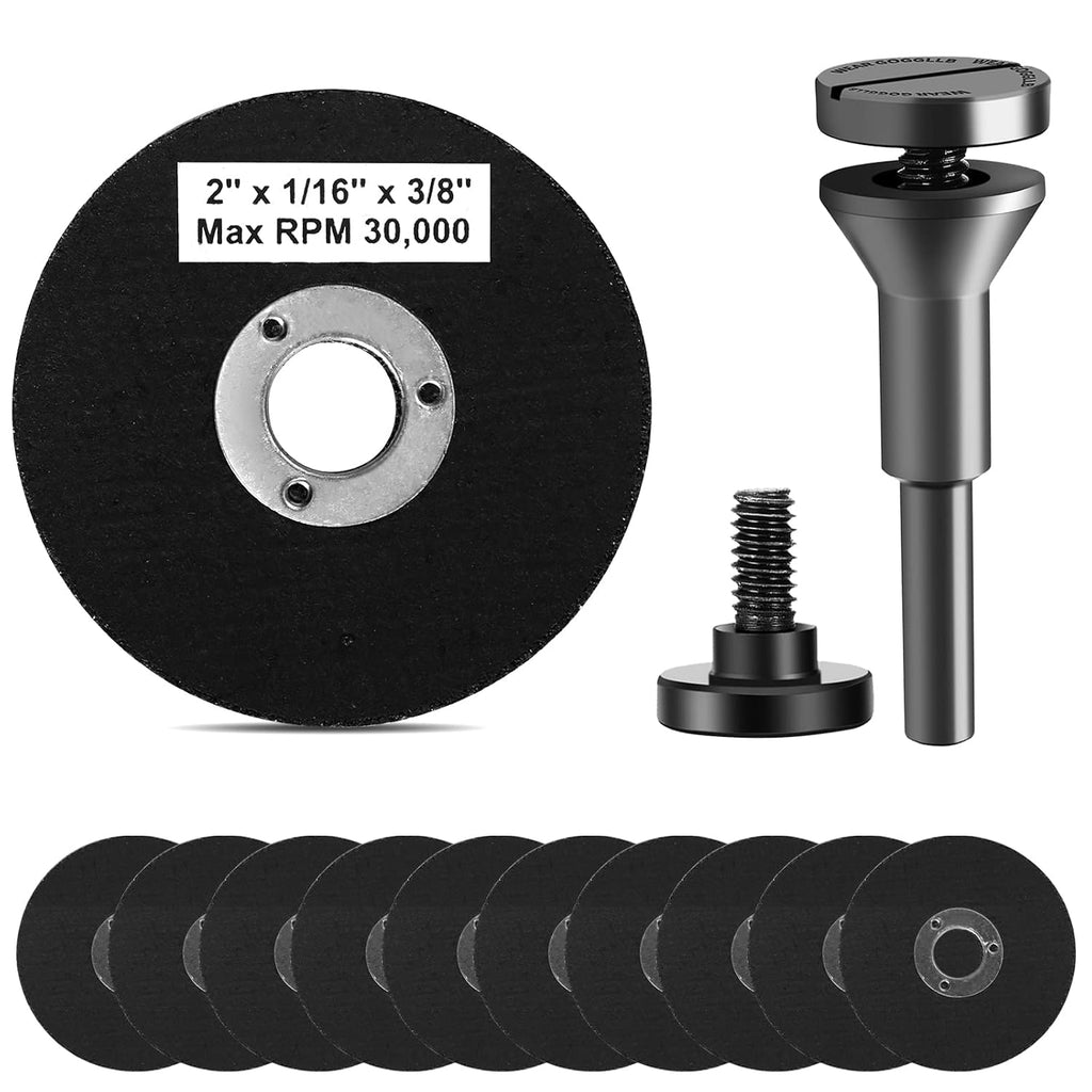 SI FANG 11 Pack 2 Inch Die Grinder Cut Off Wheel with 1/4 Arbor Accessories