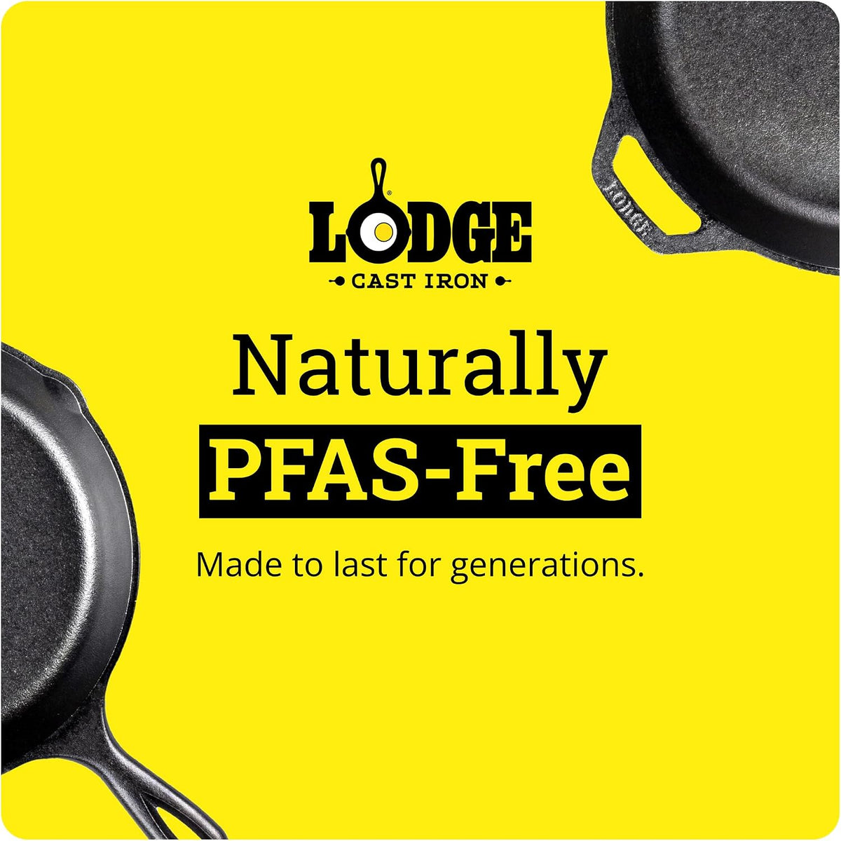 Lodge Cast Iron Combo Cooker, 3.2 Quart Deep Pot & 10.25 Inch Skillet Lid