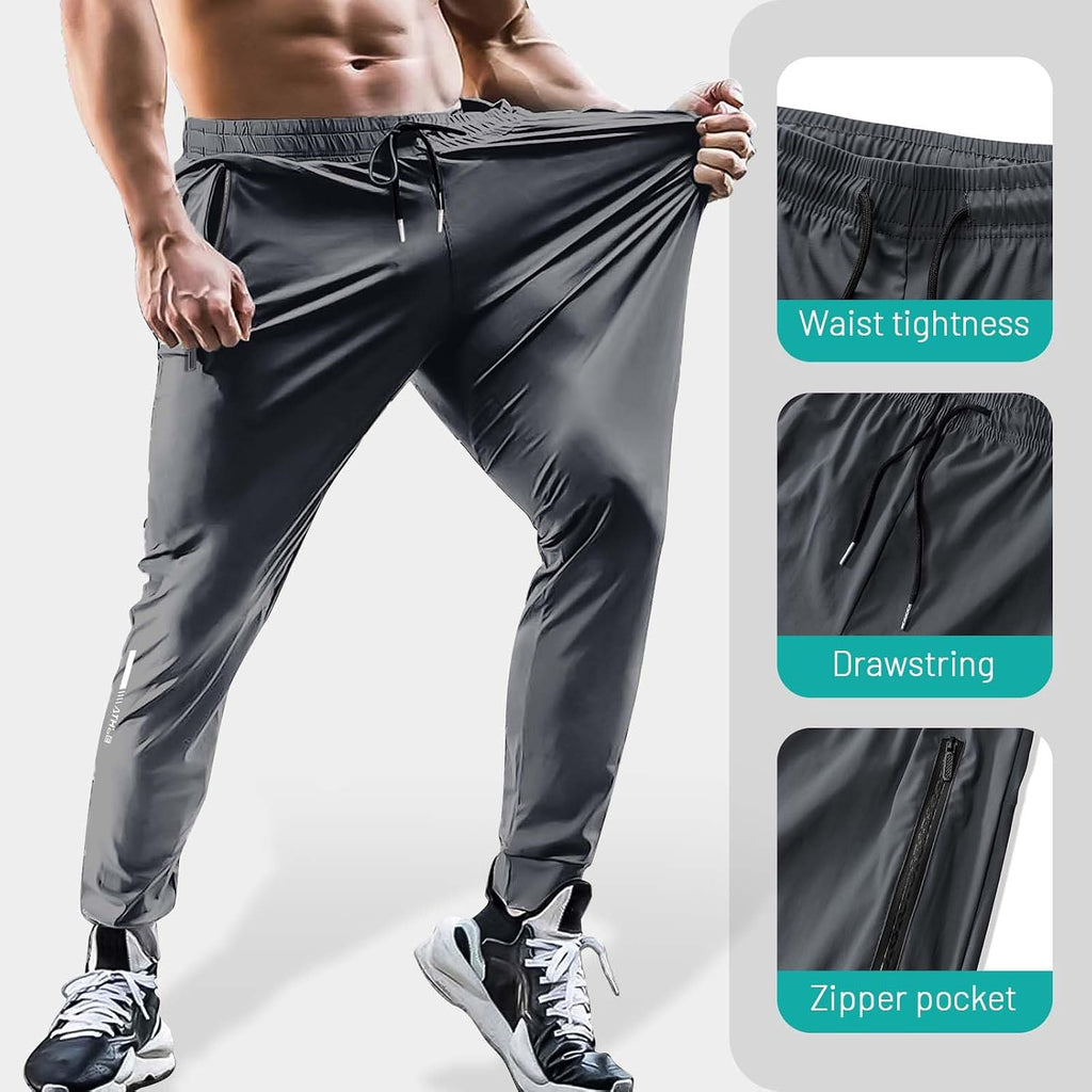 Hidkat Men's Hiking Pants Quick-Dry Lightweight Sweatpants