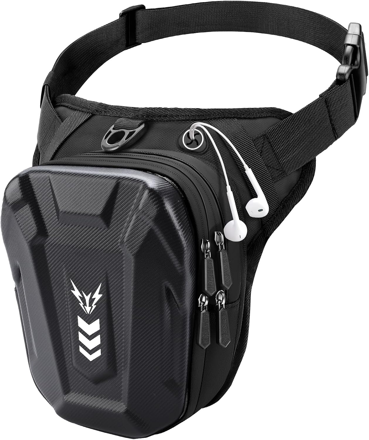 ISEYOU Thigh Bag for Women Men, Motorcycle Leg Bag with Leg Strap, Expandable Storage Multifunctional Gear Bags for Racing Bike Cycling Horse Riding Hiking Camping Fishing Travel Outdoor