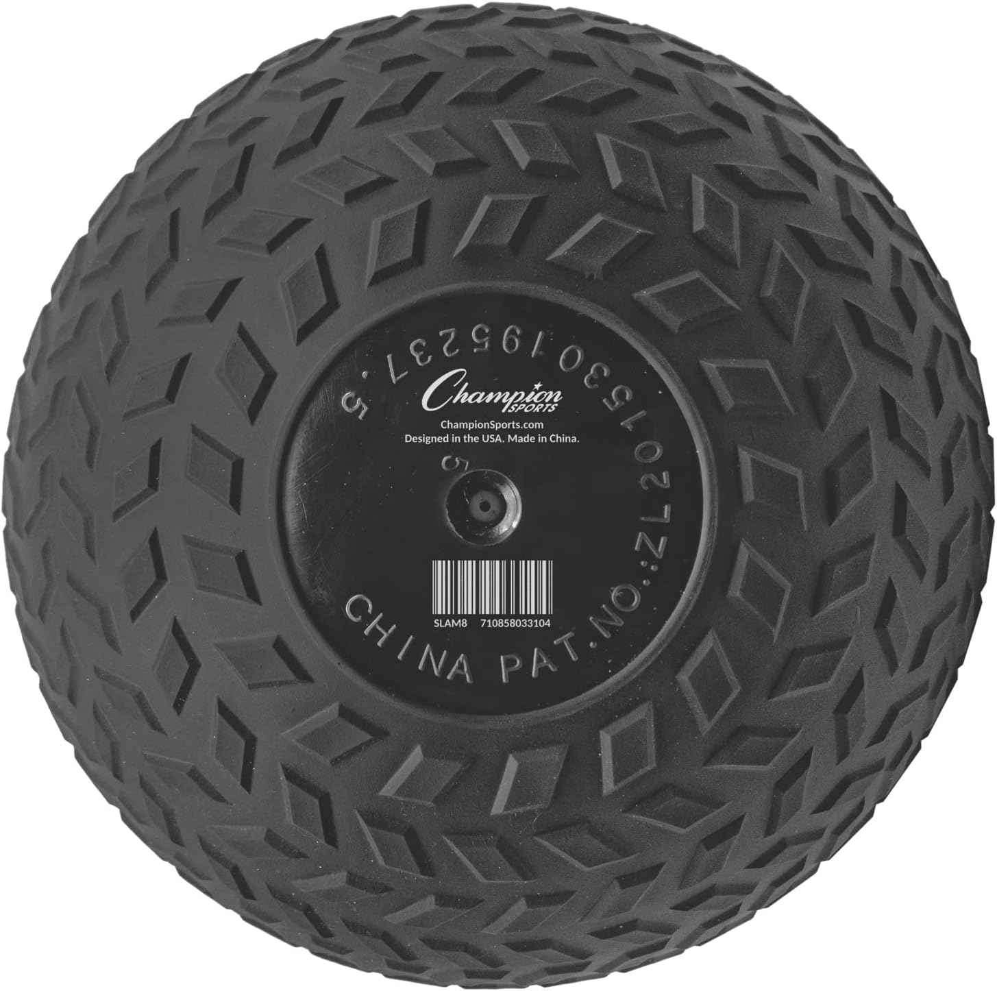 Champion Sports Rhino Fitness Slam Ball – Sand-Filled, Bounce-Resistant Ball for Strength & Conditioning, 6–50 lb