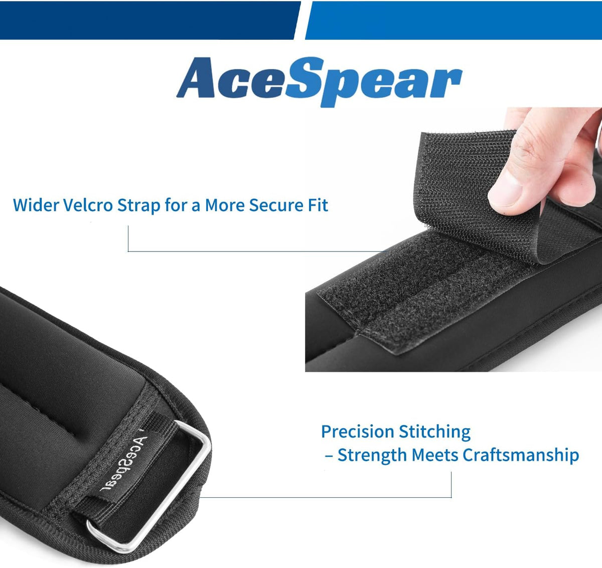 AceSpear Ankle Weights Sets for Men Women Kids 1lb 2lb 3lb 4lb 5lb Leg Weights Arm Wrist Weights Gym for Foot Exercise Training Workout Walking Jogging Yoga
