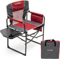 SUNNYFEEL Oversized Camping Chair Portable Directors Chairs with Side Table