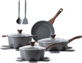 SENSARTE Nonstick Cookware Set 13 Pcs, Non Stick Pots and Pans Set