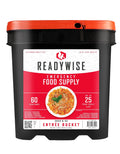 READYWISE Emergency Food Survival Supply Entrée Bucket, 60 Servings