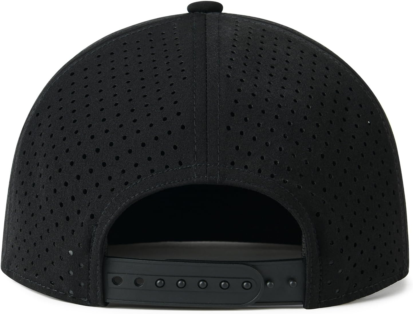 FEINION Men Laser Mesh Flat Brim Snapback Baseball Cap