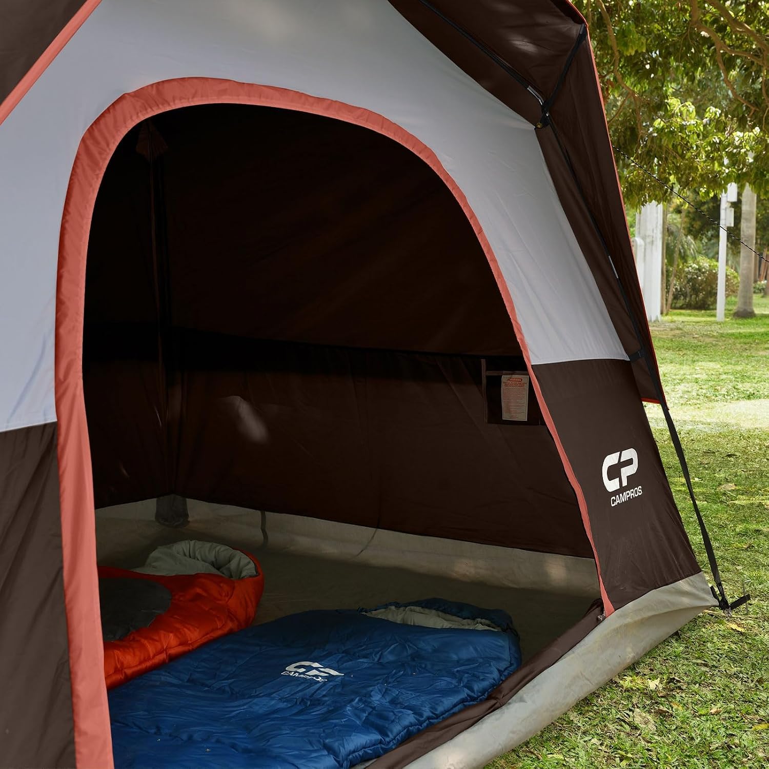 CAMPROS CP Tents for Camping 2/4/6 Person, Waterproof Windproof Dome Tent