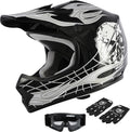SLMOTO DOT Youth Kids Motocross Helmet Set Fit for Motorcycle Dirt Bike ATV