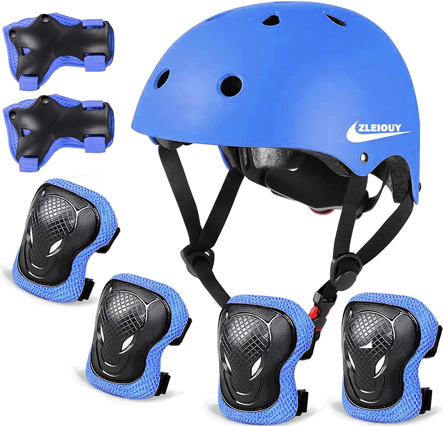 Adjustable Helmet for Ages 5-16 Kids Toddler Boys Girls Youth,Protective Gear with Elbow Knee Wrist Pads for Multi-Sports Skateboarding Bike Riding Scooter Inline skatings Longboard Roller Skate
