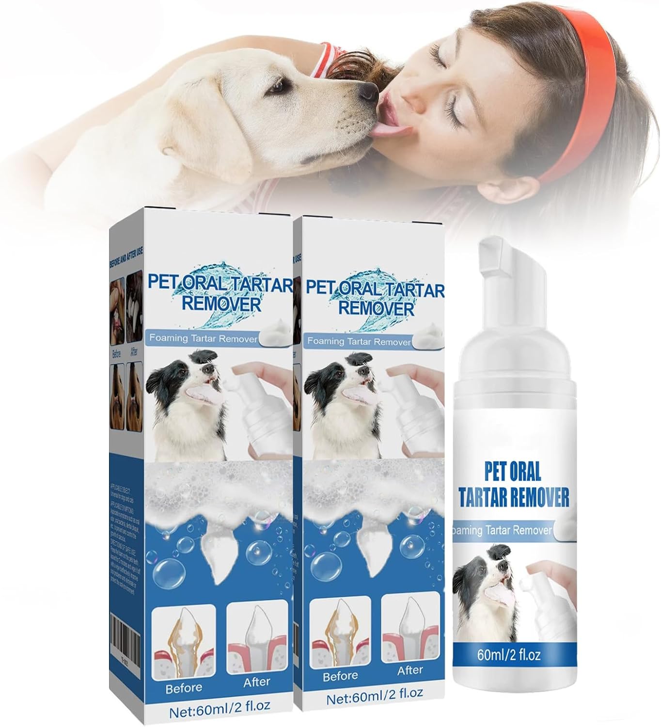 Pet Oral Tartar Remover Spray - Pets Oral Tartars Removers Foaming Tartars