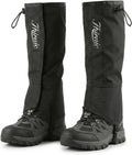 Leg Gaiters for Hiking, Lightweight Waterproof Boot Gaiters for Men Women, Adjustable Shoe Gaiters for Hiking Walking Climbing Hunting Trekking Mountaineering Skiing