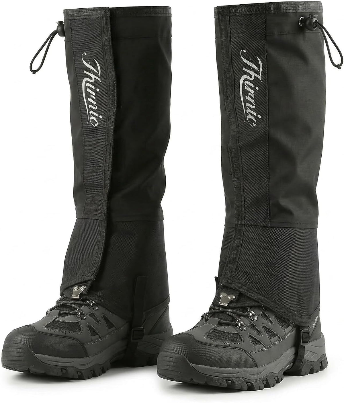 Leg Gaiters for Hiking, Lightweight Waterproof Boot Gaiters for Men Women, Adjustable Shoe Gaiters for Hiking Walking Climbing Hunting Trekking Mountaineering Skiing