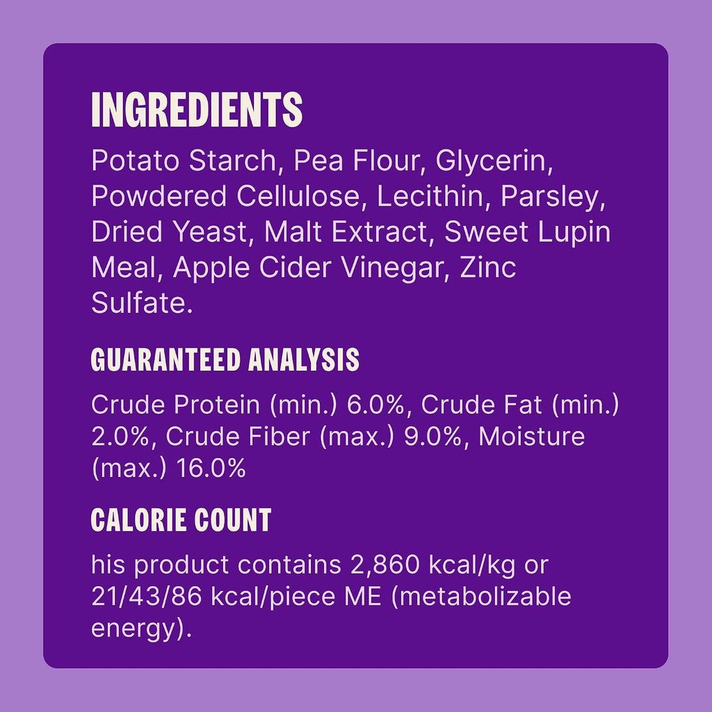 Wellness WHIMZEES Freshzees Natural Dog Dental Treat, Soft Chews, Freshens Breath, Small Size, 14.81 oz Bag, 28 Count