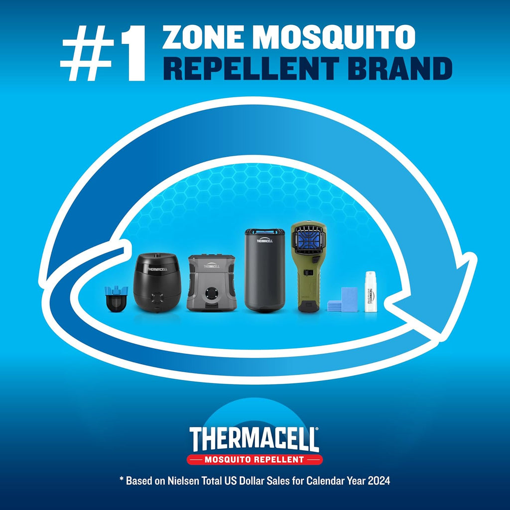 Thermacell Fuel-ZoneGuard Base Patio Shield Mosquito Repeller, Glacial Blue