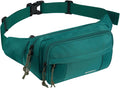 WATERFLY Fanny Pack Waist Bag: 2.5L Large 5 Zipper Pockets for Women Men